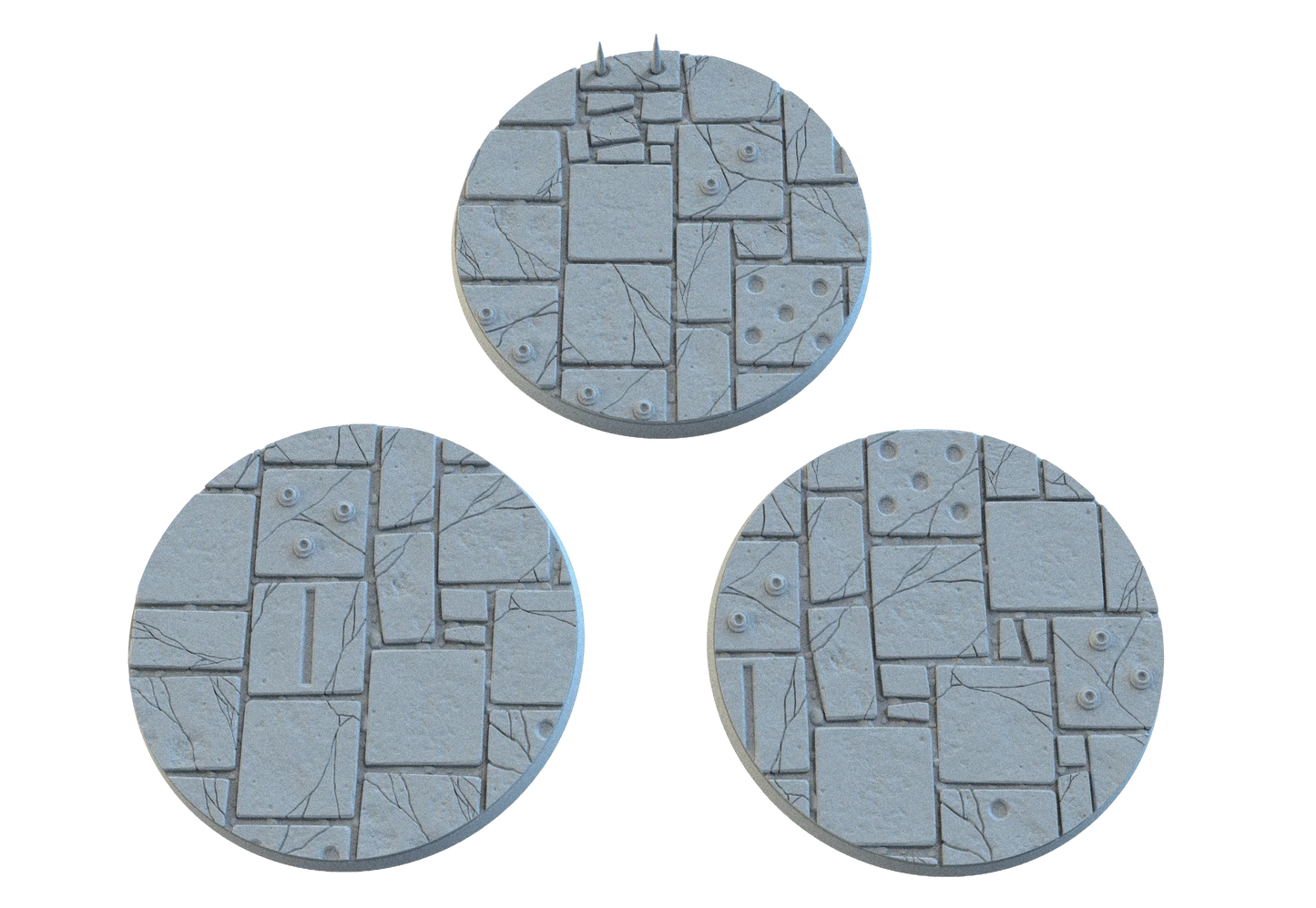 Dungeon Floor Circle Resin Bases | Ancient Stone for D&D, Pathfinder & RPGs