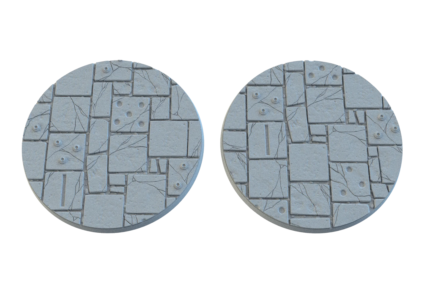 Dungeon Floor Circle Resin Bases | Ancient Stone for D&D, Pathfinder & RPGs