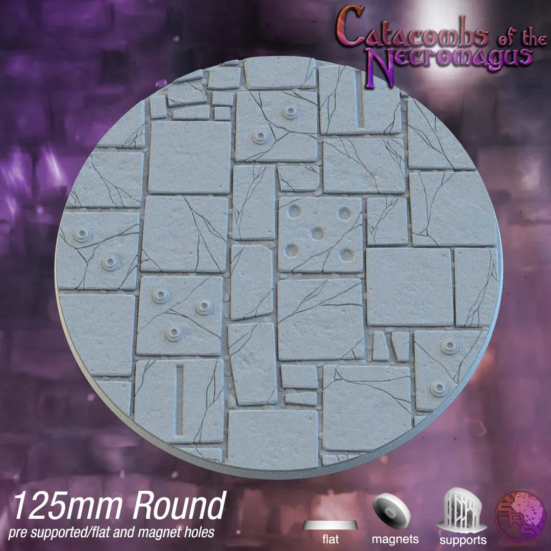 Dungeon Floor Circle Resin Bases | Ancient Stone for D&D, Pathfinder & RPGs