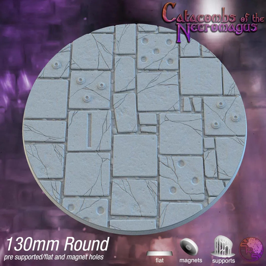 Dungeon Floor Circle Resin Bases | Ancient Stone for D&D, Pathfinder & RPGs