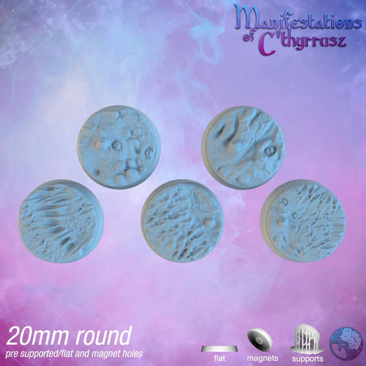 Eldritch Horror Circle Resin Bases | Cosmic Terror for Cthulhu, D&D, Warhammer