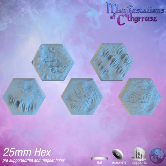 Eldritch Horror Hex Resin Bases | Cosmic Terror for Cthulhu, D&D, Warhammer
