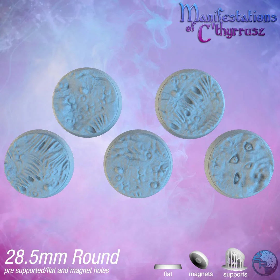 Eldritch Horror Circle Resin Bases | Cosmic Terror for Cthulhu, D&D, Warhammer