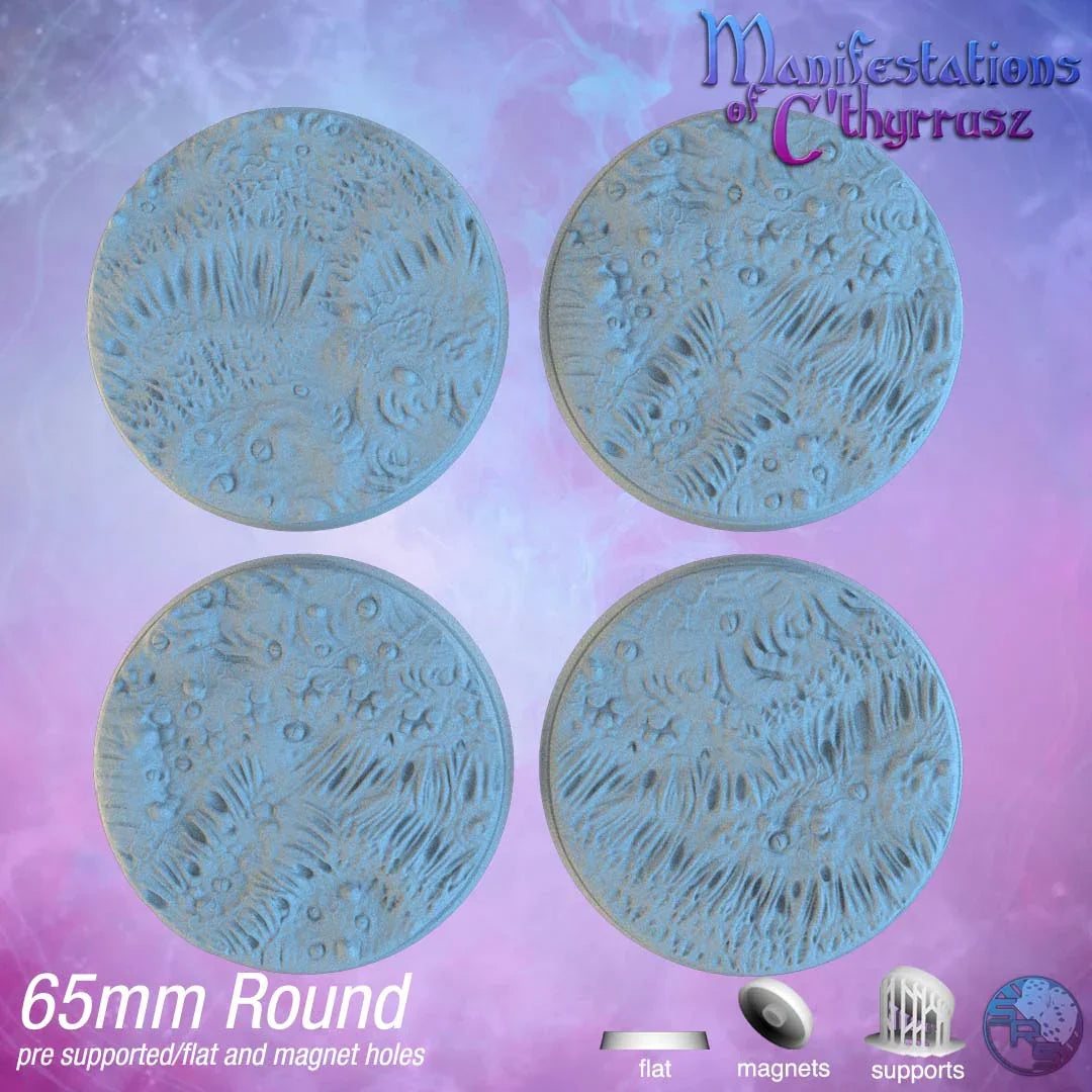 Eldritch Horror Circle Resin Bases | Cosmic Terror for Cthulhu, D&D, Warhammer