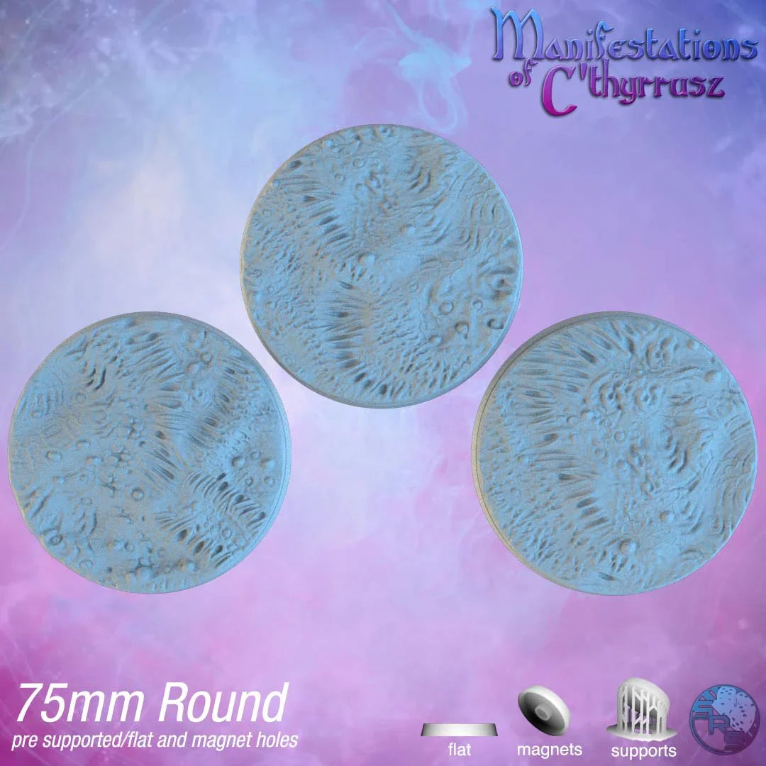 Eldritch Horror Circle Resin Bases | Cosmic Terror for Cthulhu, D&D, Warhammer