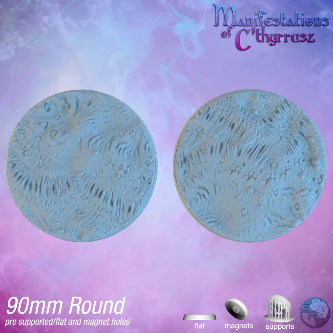 Eldritch Horror Circle Resin Bases | Cosmic Terror for Cthulhu, D&D, Warhammer