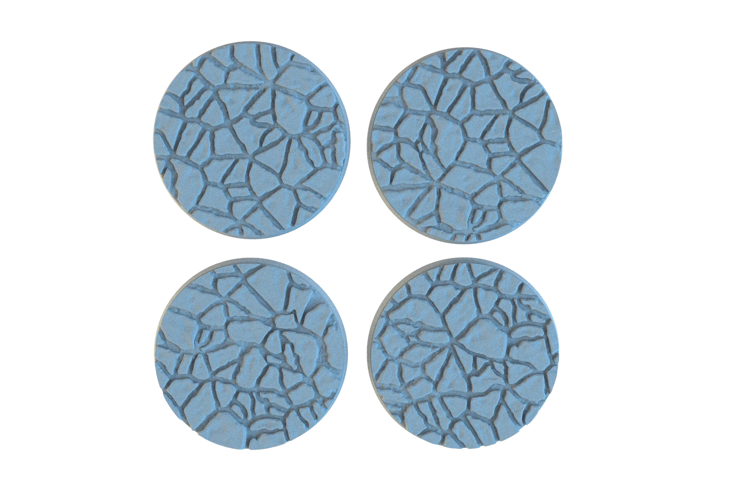 Flagstone Circle Resin Bases | Classic Castle Stone for D&D, Warhammer & RPGs