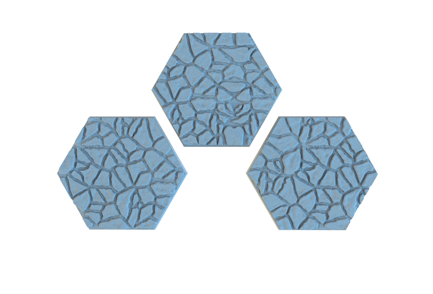 Flagstone Hex Resin Bases | Classic Castle Stone for D&D, Warhammer & RPGs