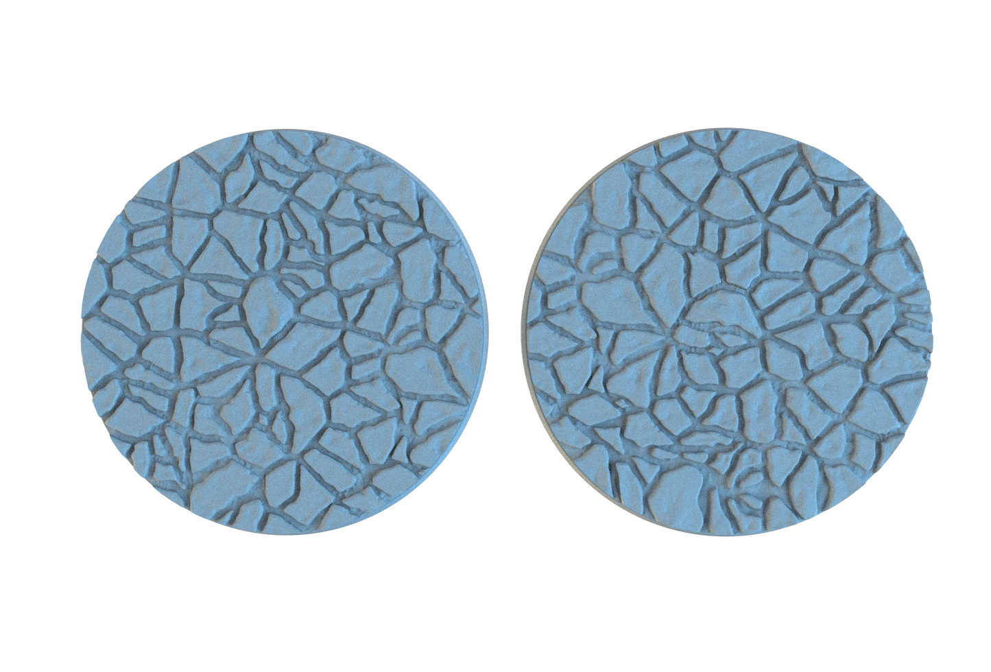 Flagstone Circle Resin Bases | Classic Castle Stone for D&D, Warhammer & RPGs