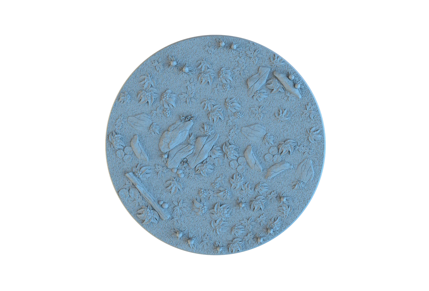 Forest Floor Circle Resin Bases | Wild Woods for D&D, Sylvaneth, Wargaming