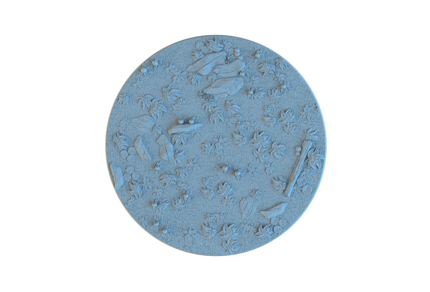 Forest Floor Circle Resin Bases | Wild Woods for D&D, Sylvaneth, Wargaming