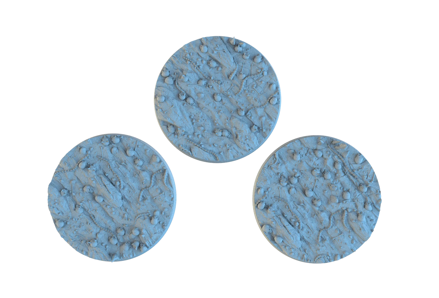 Hellscape Resin Circle Bases | Skulls & Spines for Khorne, Demons, D&D