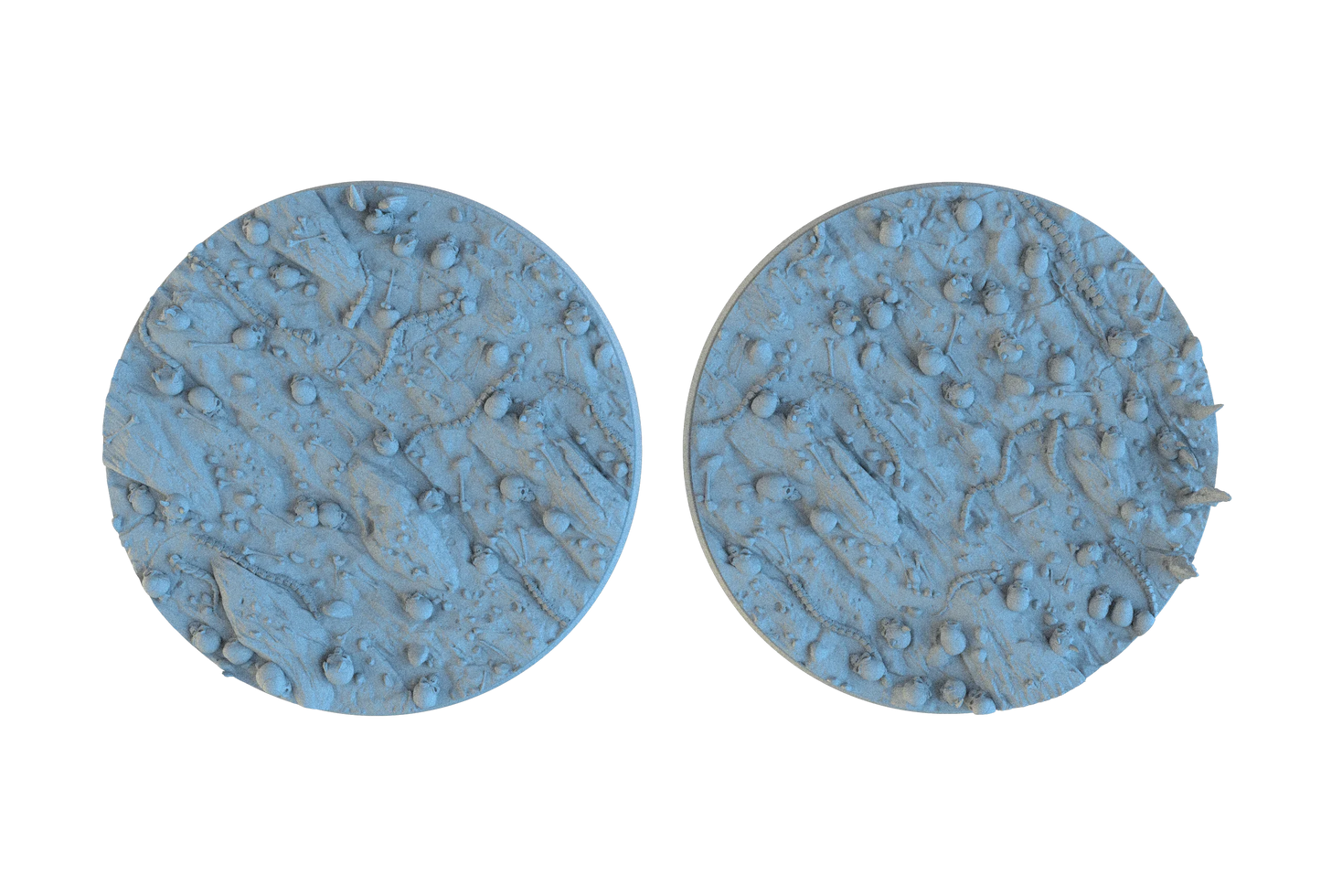 Hellscape Resin Circle Bases | Skulls & Spines for Khorne, Demons, D&D