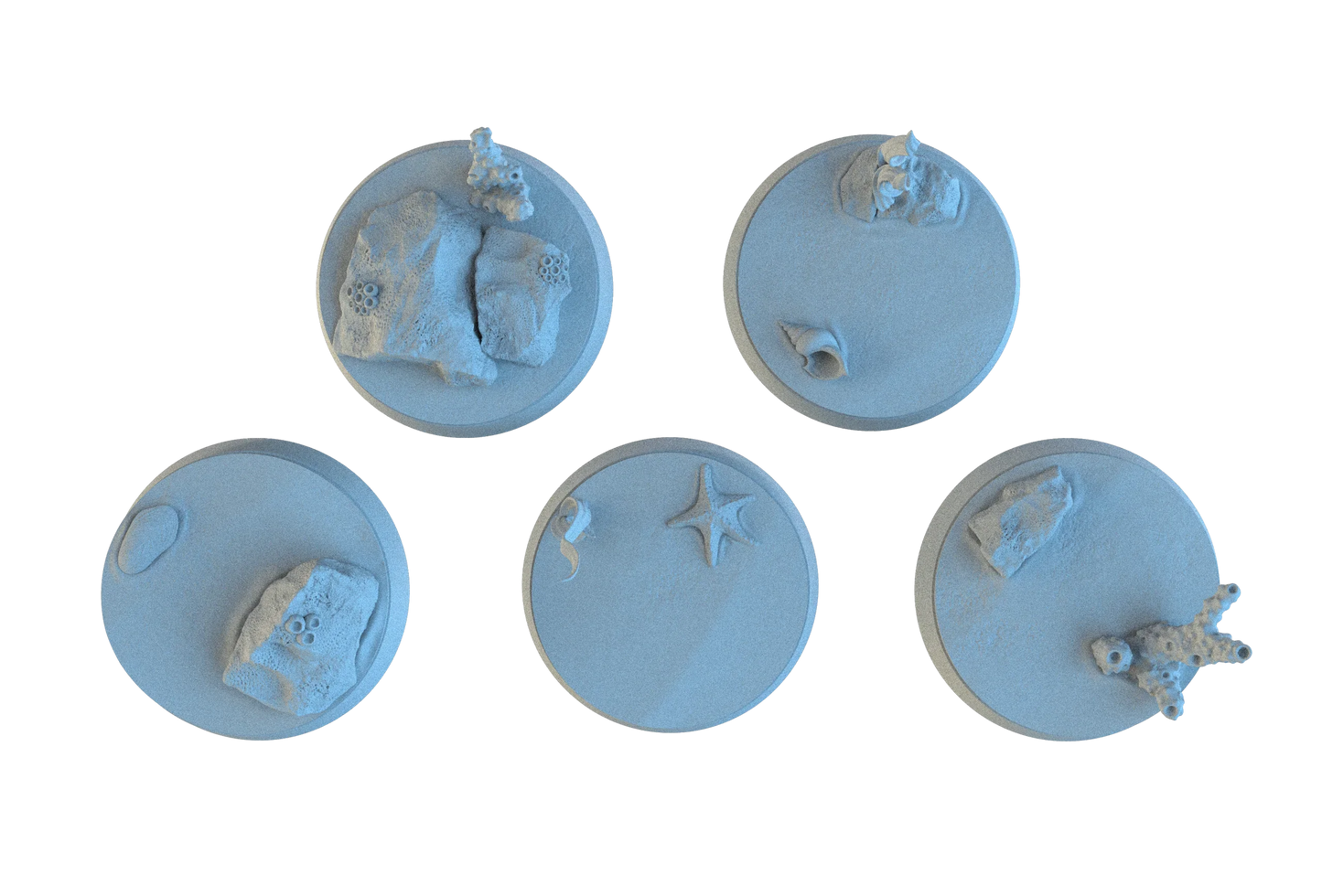 Ocean Circle Resin Bases | Deep Sea for Idoneth, D&D, Wargaming