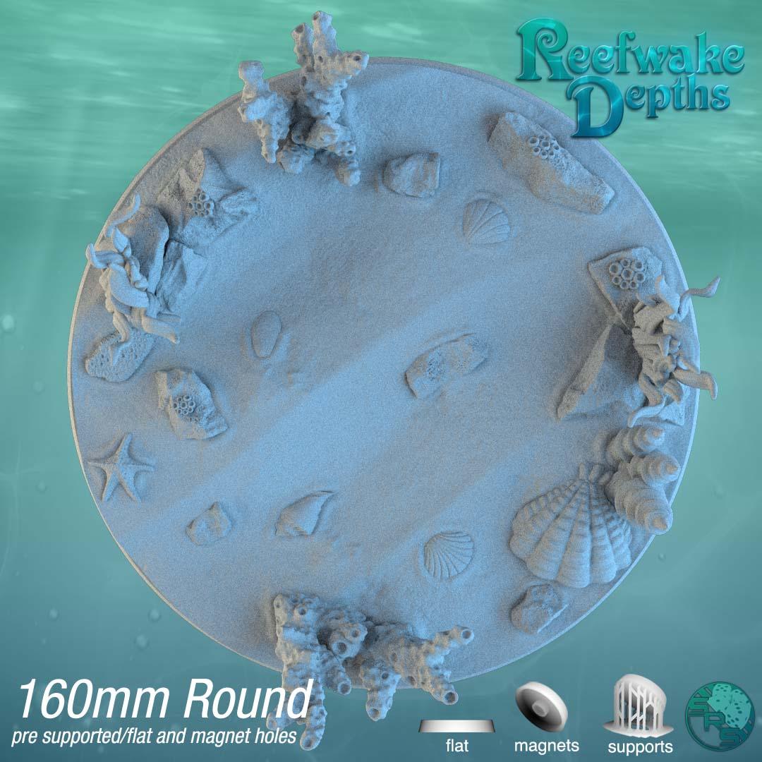 Ocean Circle Resin Bases | Deep Sea for Idoneth, D&D, Wargaming