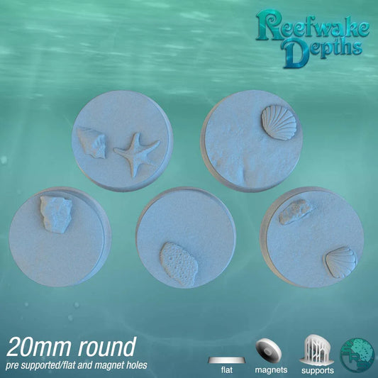 Ocean Circle Resin Bases | Deep Sea for Idoneth, D&D, Wargaming