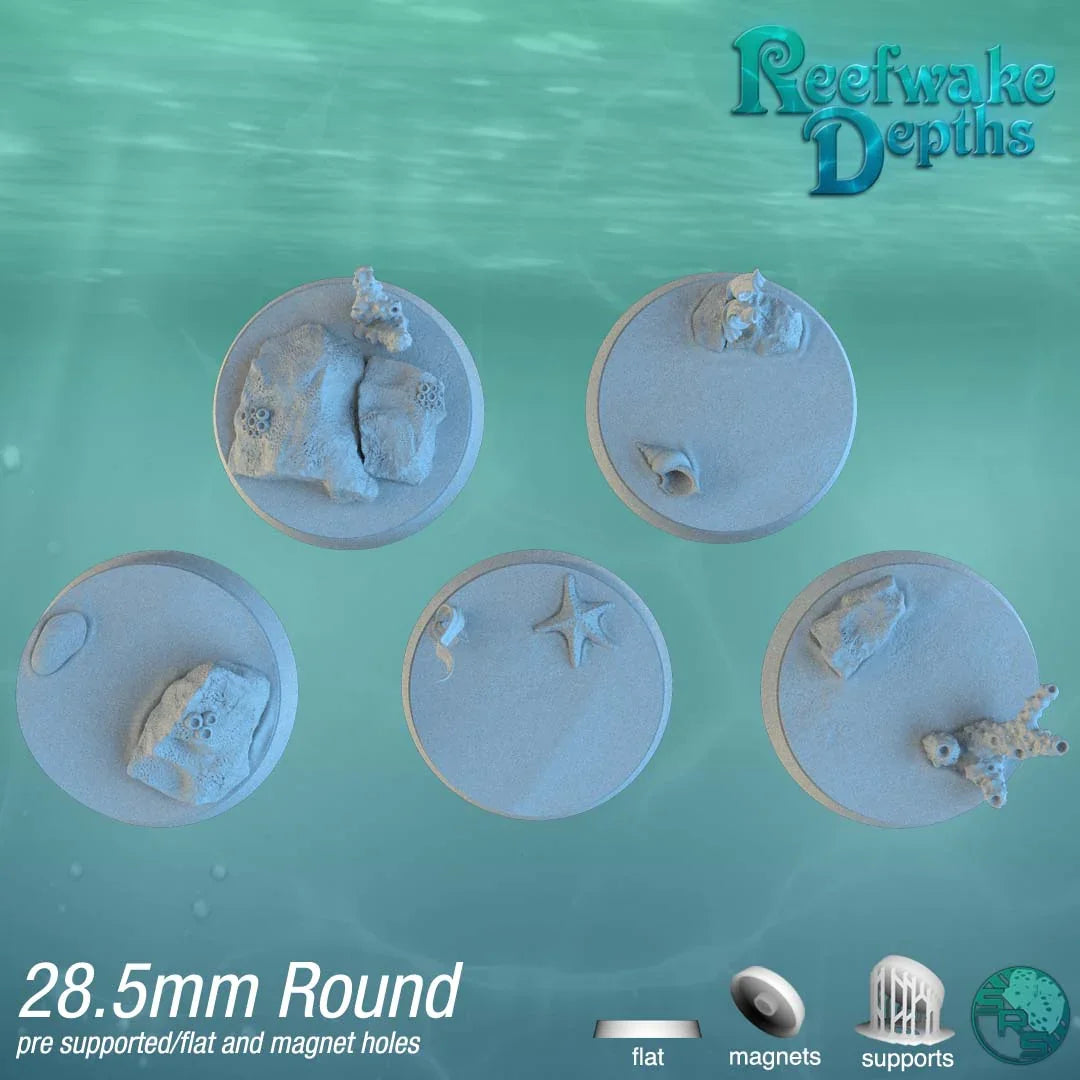 Ocean Circle Resin Bases | Deep Sea for Idoneth, D&D, Wargaming