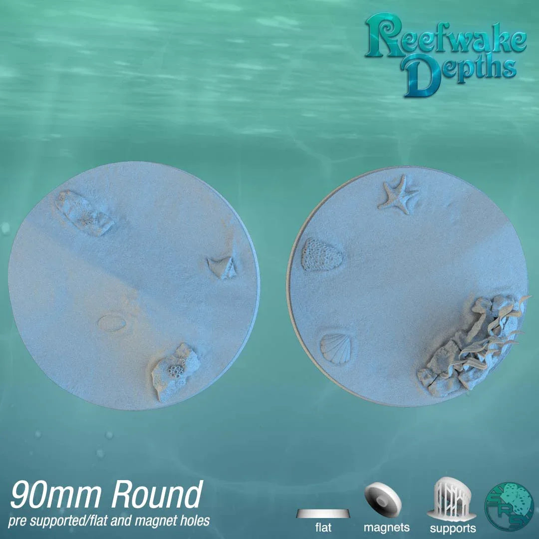Ocean Circle Resin Bases | Deep Sea for Idoneth, D&D, Wargaming