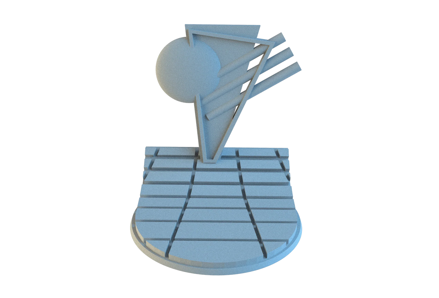 Retrowave Circle Resin Bases | Neon Grid for Cyberpunk, 40k, Wargaming