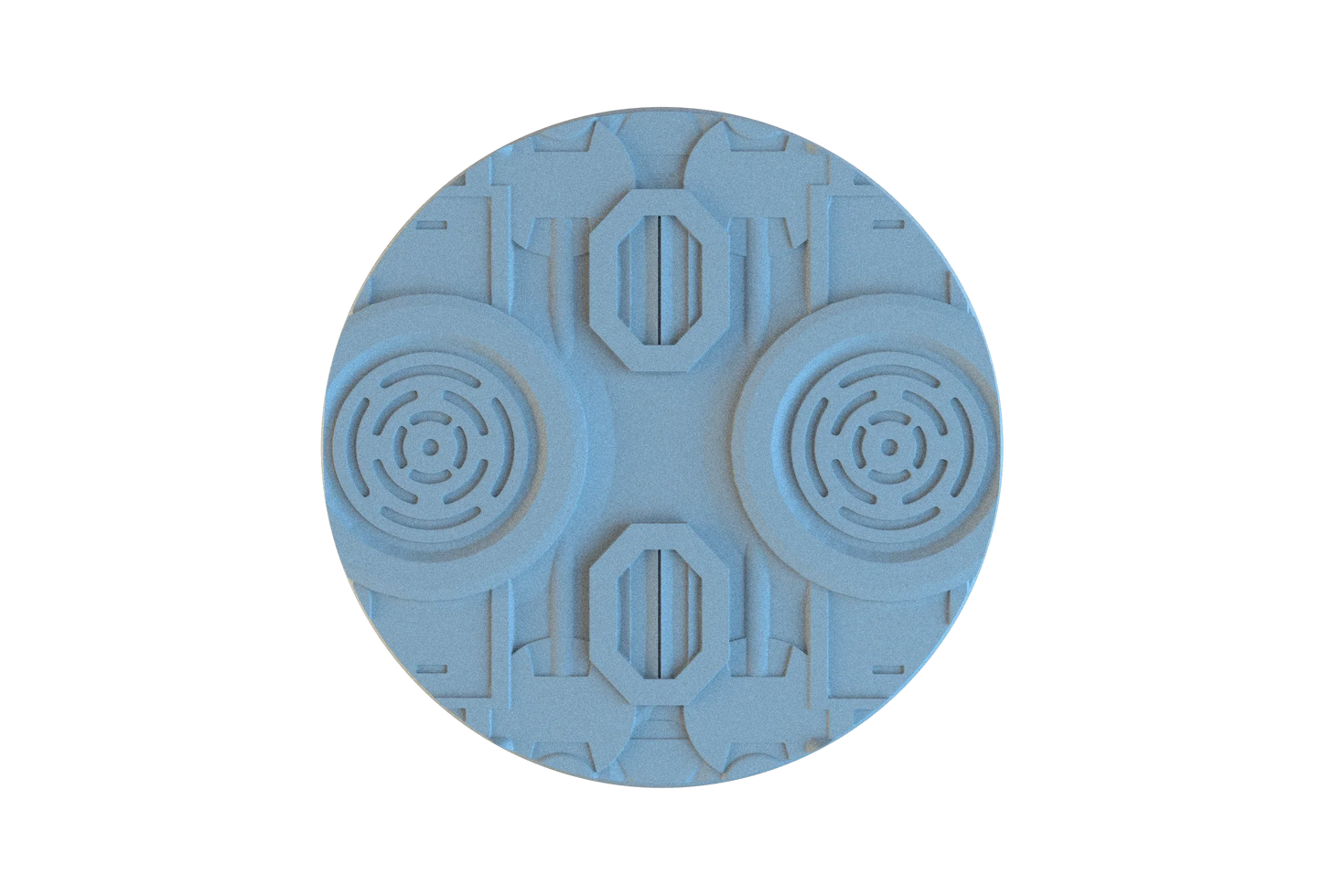 Sci-Fi Circle Resin Bases | Tech Deck for 40k, Necromunda, Star Wars