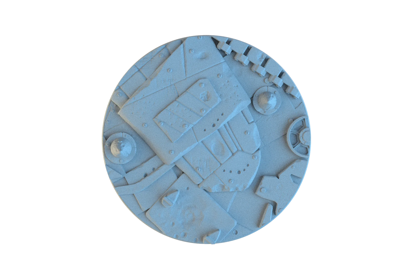 Scrap Junk Circle Resin Bases | Junkyard for Orks, Necromunda, 40k