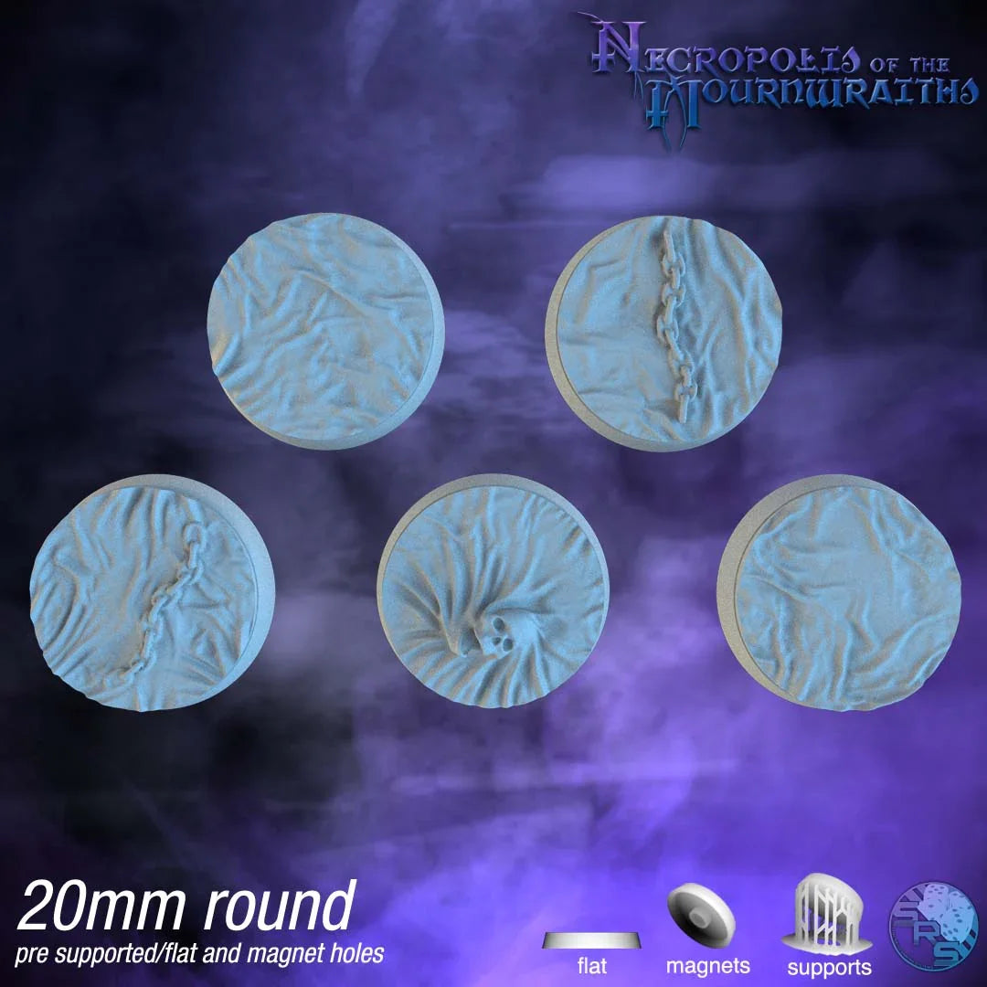 Spirit Ethereal Circle Resin Bases | Ghostly for Nighthaunt, D&D, Wargaming