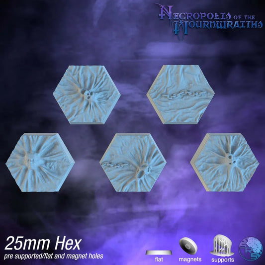 Spirit Ethereal Hex Resin Bases | Ghostly for Nighthaunt, D&D, Wargaming