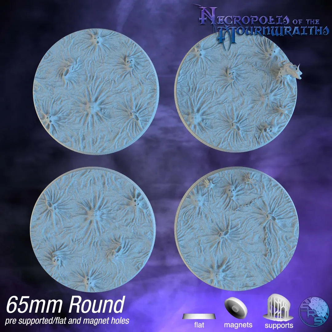 Spirit Ethereal Circle Resin Bases | Ghostly for Nighthaunt, D&D, Wargaming