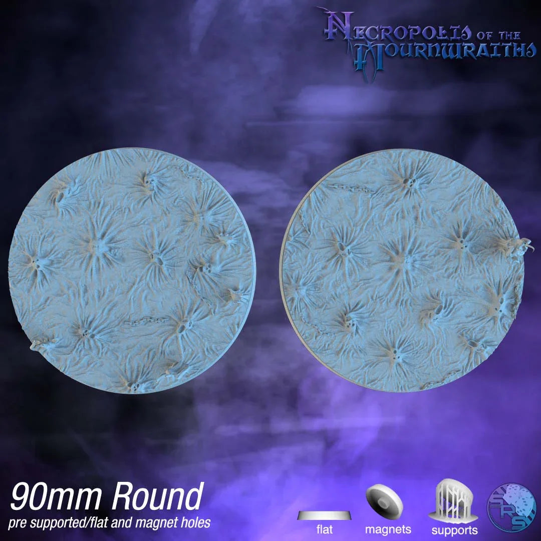 Spirit Ethereal Circle Resin Bases | Ghostly for Nighthaunt, D&D, Wargaming