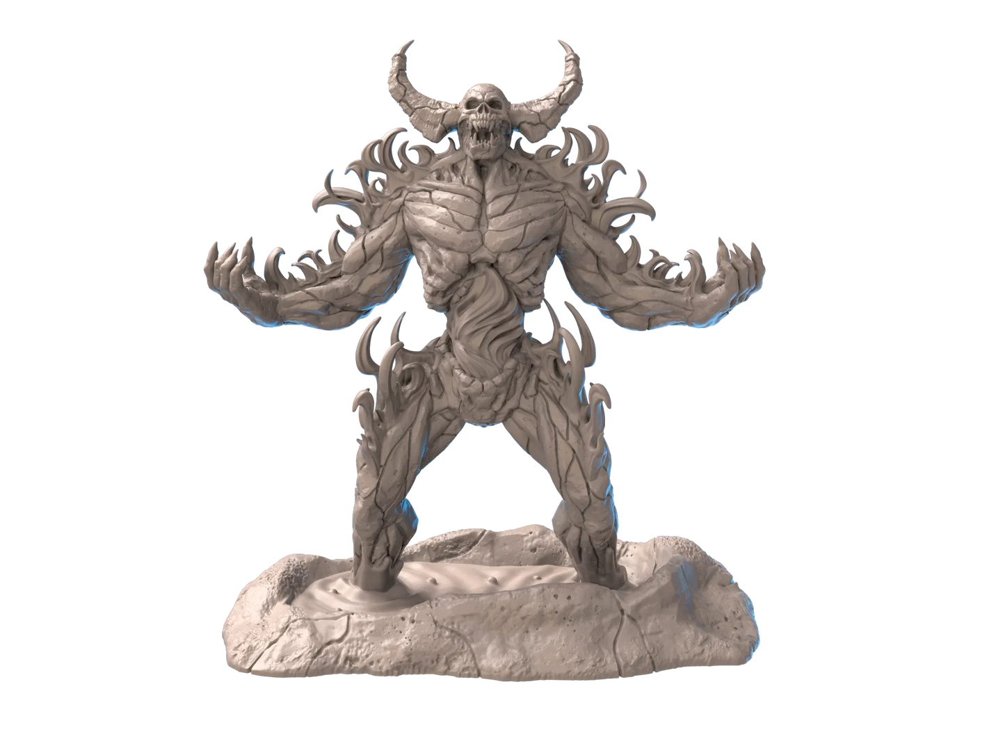 Surtr Demon Lord Miniature – 155mm D&D Boss, Warhammer Fantasy, Pathfinder RPG & Tabletop