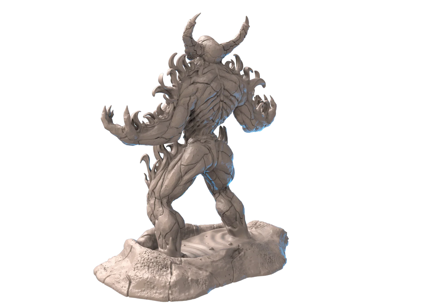 Surtr Demon Lord Miniature – 155mm D&D Boss, Warhammer Fantasy, Pathfinder RPG & Tabletop