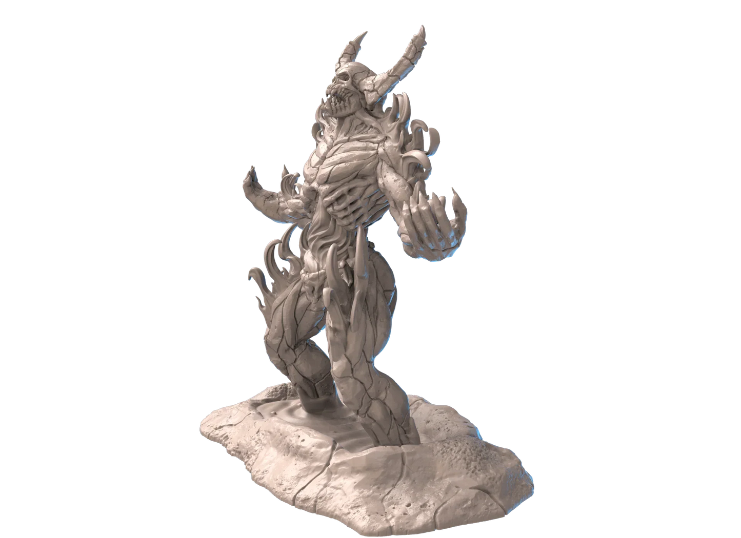 Surtr Demon Lord Miniature – 155mm D&D Boss, Warhammer Fantasy, Pathfinder RPG & Tabletop