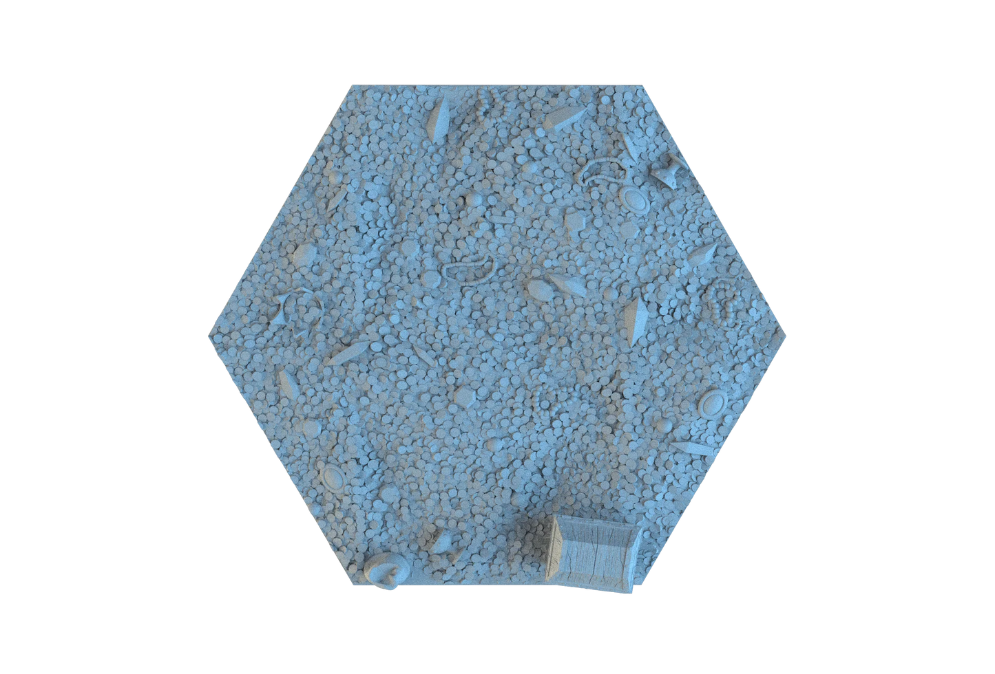 Treasure Hoard Hex Resin Bases | Dragon Gold for D&D, Warhammer, Wargaming