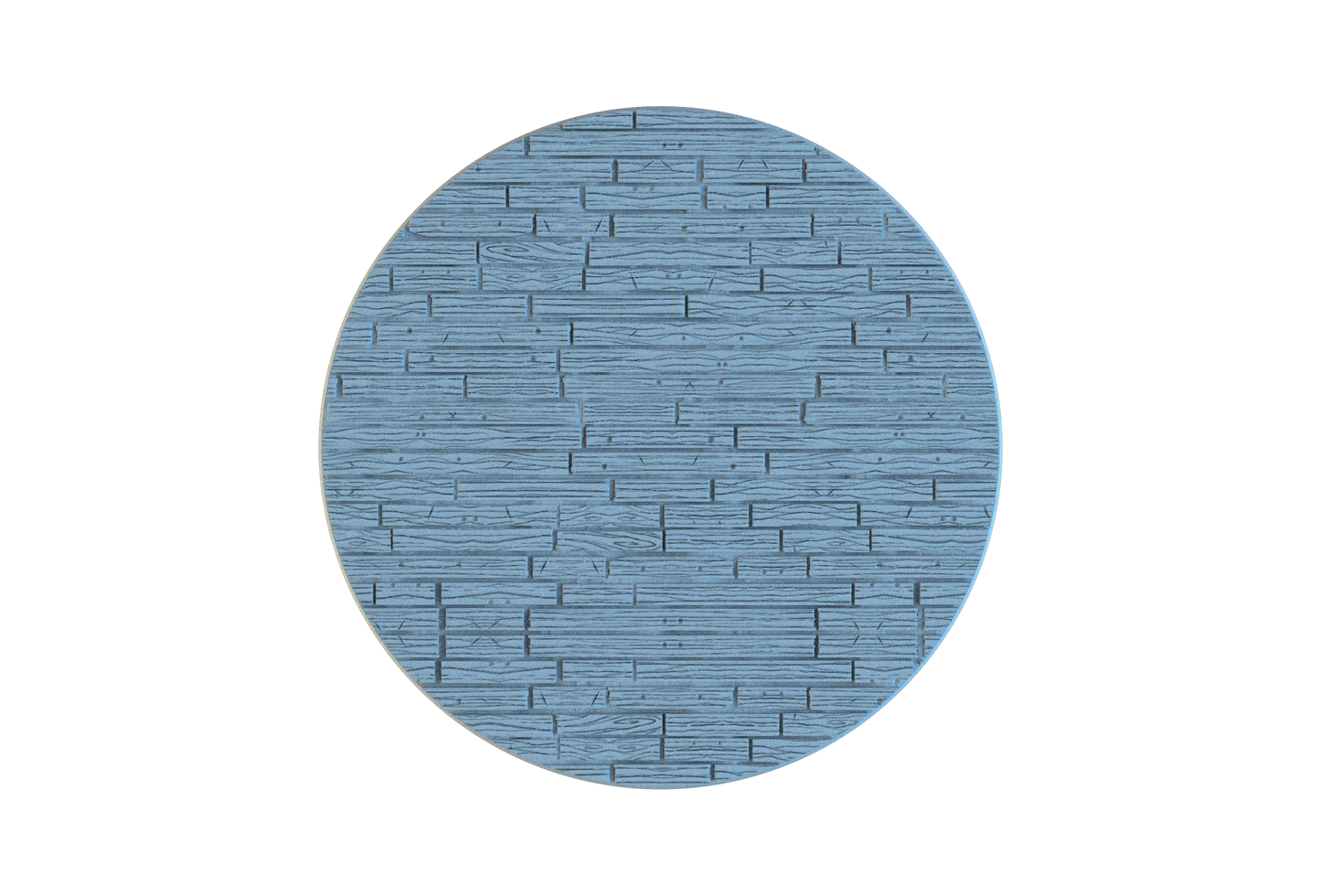 Wooden Floor Circle Resin Bases | Tavern & Castle for D&D, Warhammer, Wargaming