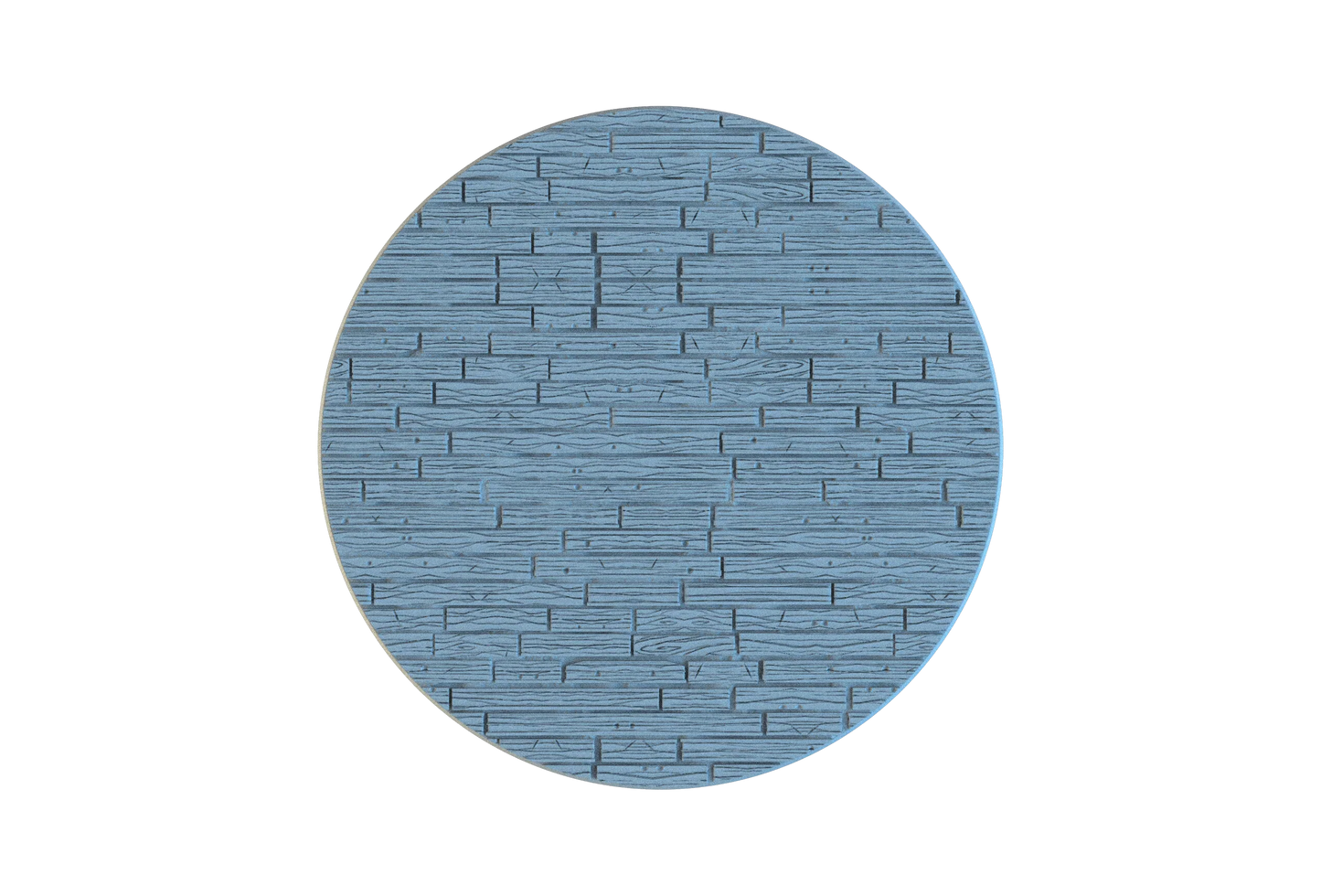 Wooden Floor Circle Resin Bases | Tavern & Castle for D&D, Warhammer, Wargaming